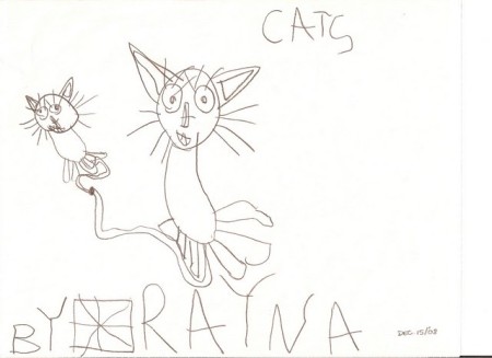Cats, by Rayna, Dec 2008