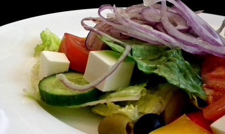 Greek salad ingredients